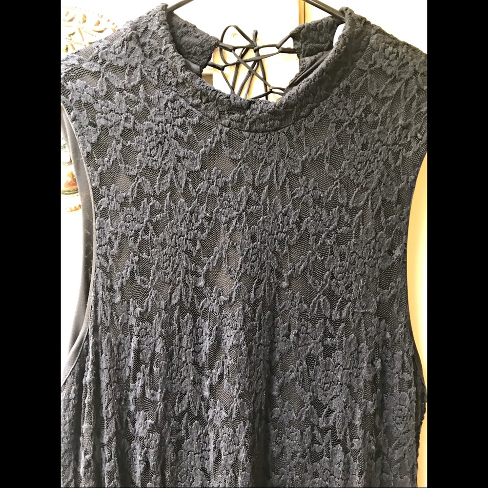 All over Lace Black Lovesick shift Dress